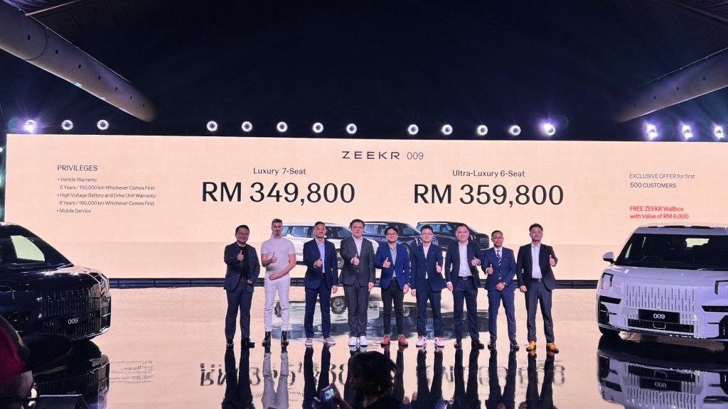 The Zeekr 009 and the Zeekr X Debut in&nbsp;Malaysia