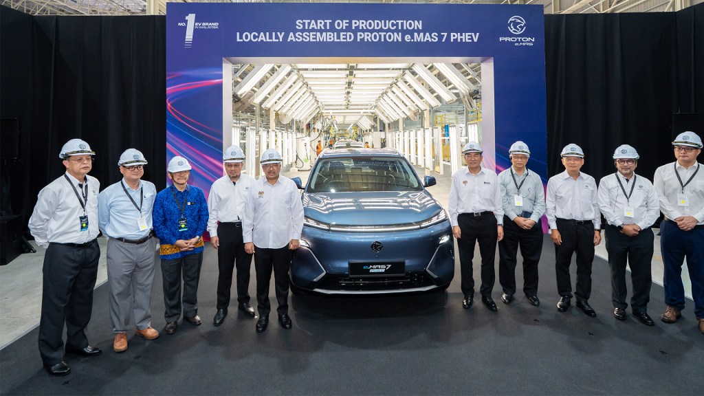 Proton e.MAS 7 PHEV Rolls Off Local Assembly Line at PROTON EV Plant